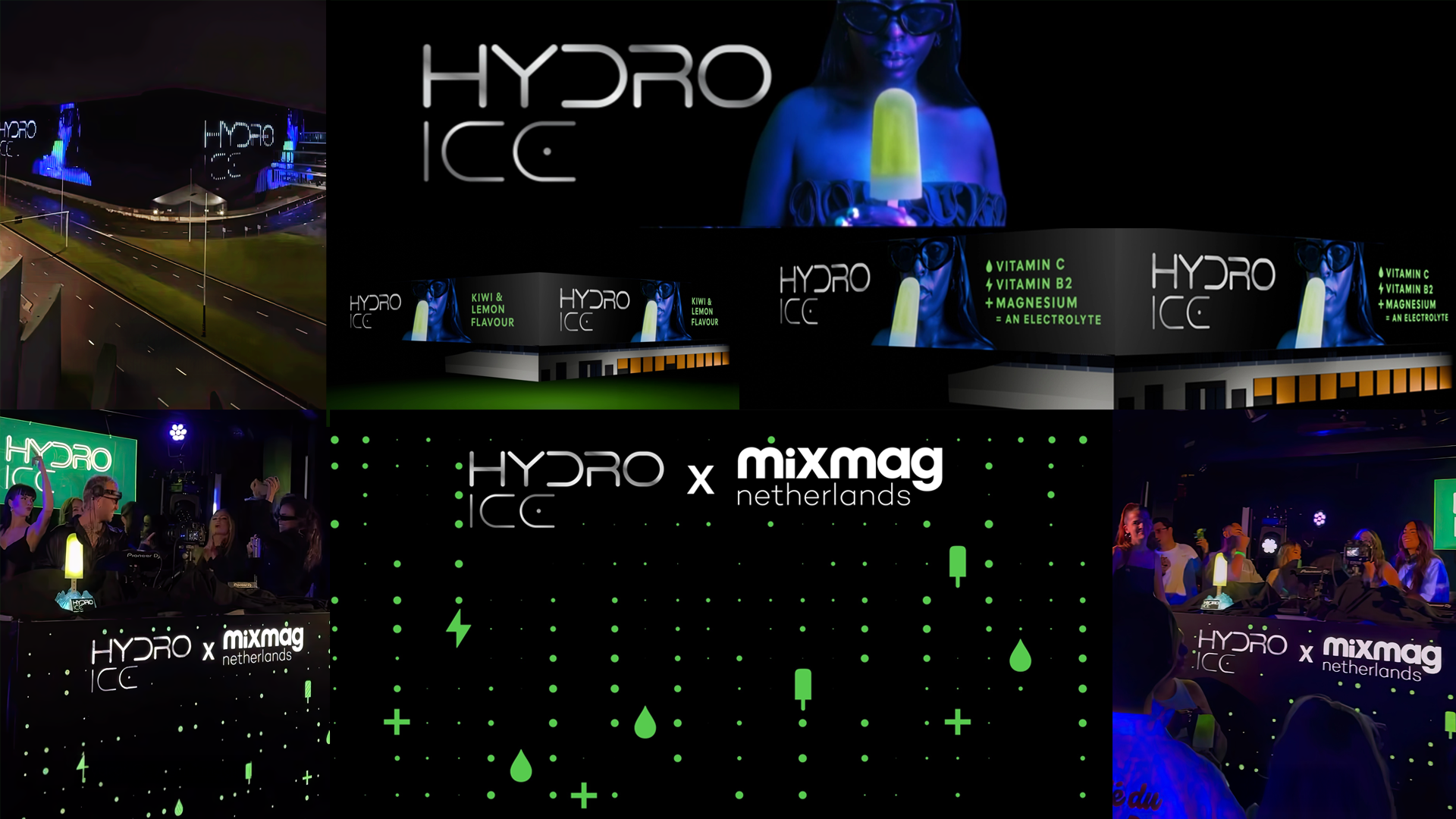 HYDRO-ICE NARROWCASTING – ZIGGODOME / HYDRO-ICE X MIXMAG NETHERLANDS – DJ BOOTH VISUALS AT  AMSTERDAM DANCE EVENT – 2025